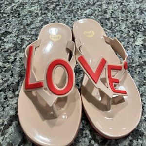 Mel by Melissa LOVE Sandals- Size 6